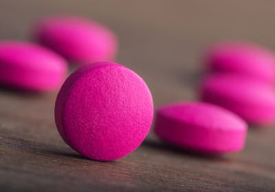 Таблетки розового цвета